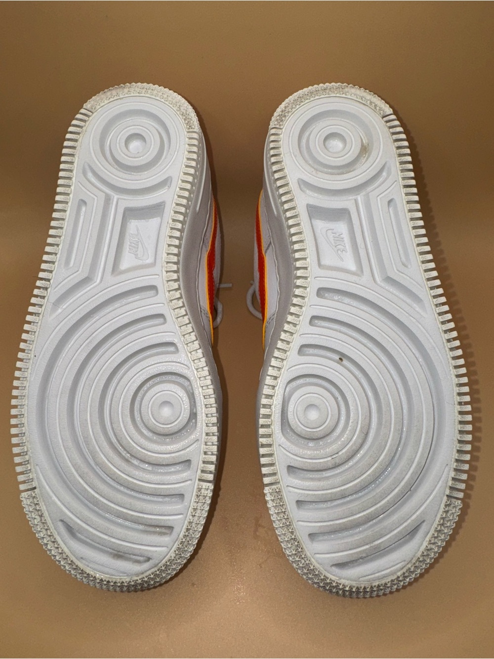 Nike Air Force 1 Shadow White Crimson Tint Bright Mango Sneakers Women 7 /M 5.5 - Picture 3 of 17
